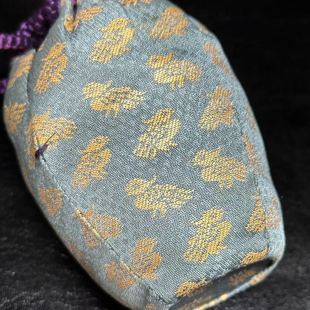 ★茶道具!古瀬戸 畠山肩衝写 茶入!本國寺切『笹田 仁史』作!共箱/仕覆/栞★ ★茶道具!古瀬戸 畠山肩衝写 茶入!本國寺切『笹田 仁史』作!共箱/仕覆/栞★