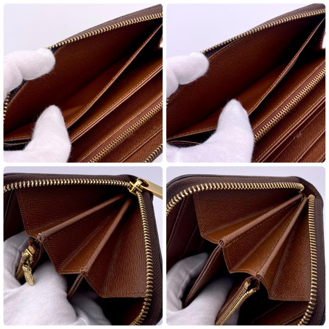 ルイヴィトン モノグラム ジッピーウォレット ラウンドファスナー 長財布 茶 ルイヴィトン モノグラム ジッピーウォレット ラウンドファスナー 長財布 茶