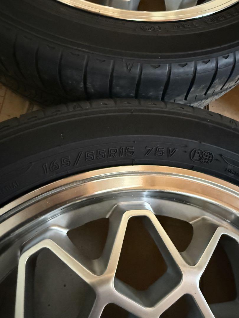 神威‼️15インチ スポークホイール　4本　MLJ 軽自動車