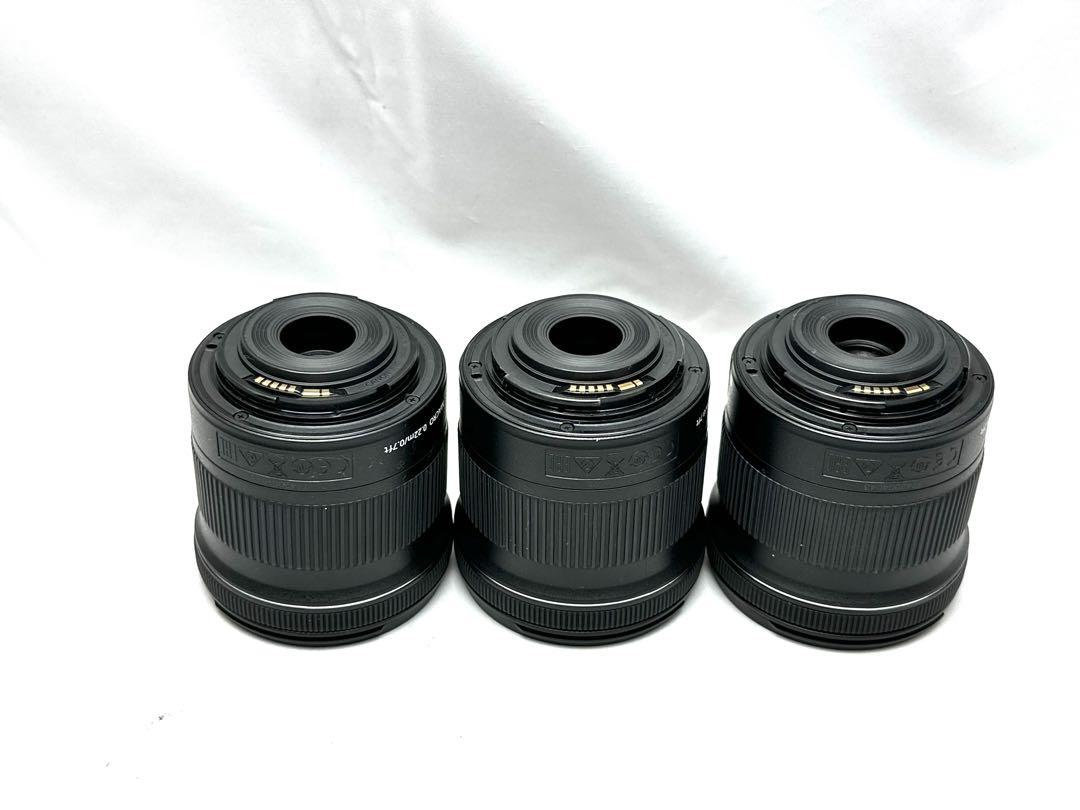 完動美品3本セット♪EF-S 10-18mm F4.5-5.6 IS STM♪