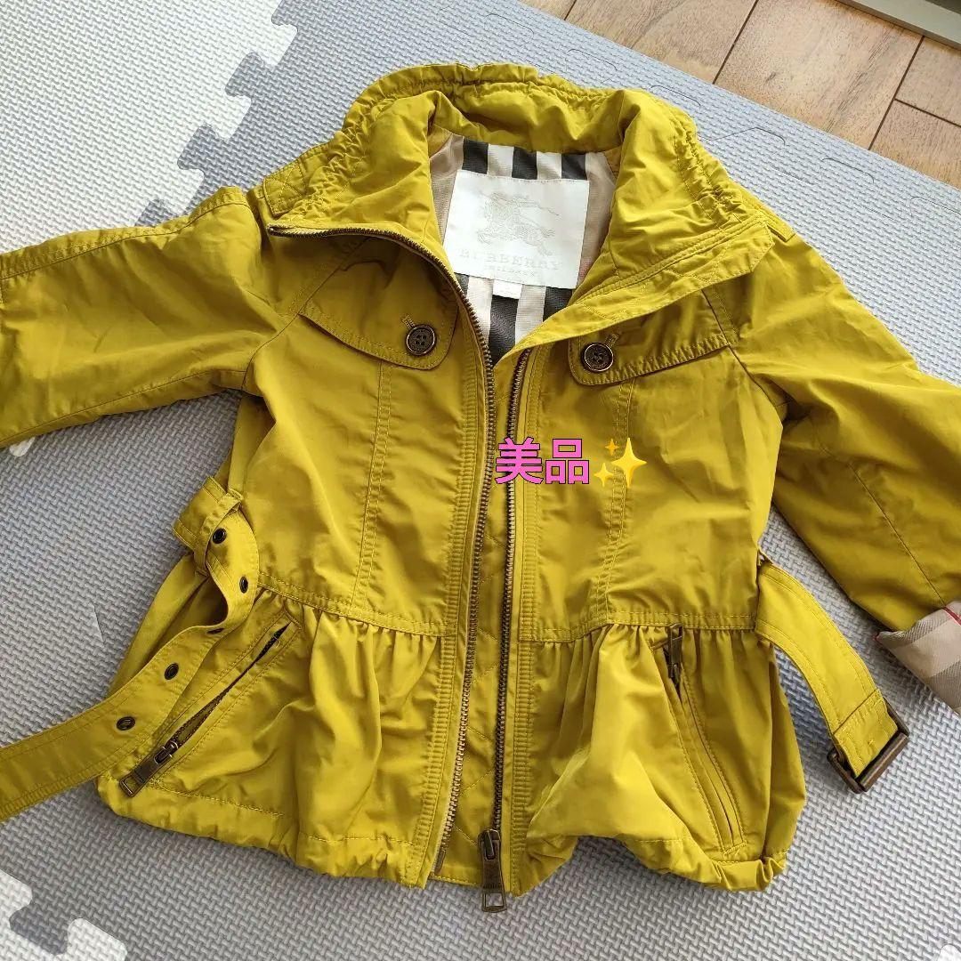 バーバリー子供コート　トレンチコート　ブルゾンアウター