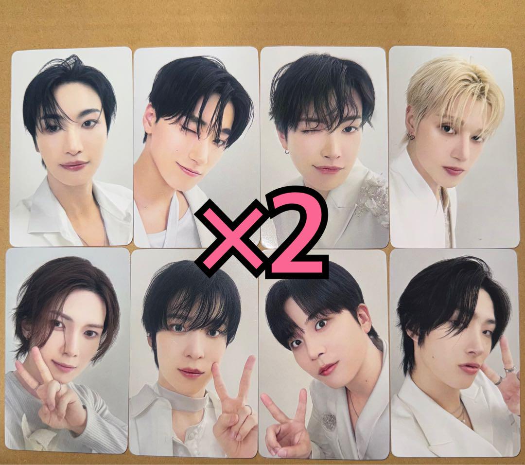 ATEEZ Ashes トレカ HMV ラキロト ラキドロ 8種コンプ ×2 ①