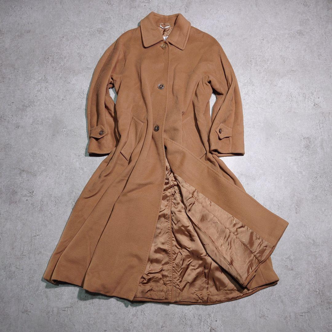 Max Mara カシミヤ100% スーパーロングコート 白タグ 最高級