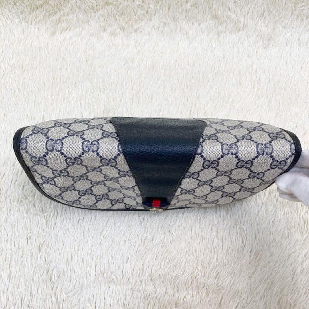 美品】 オールドグッチ クラッチバッグ アクセコ シェリーライン