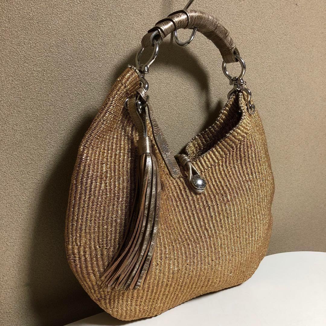 美品 TOFF&LOADSTONE ハイブリッド キャンバス トートバッグ 金 美品 TOFF&LOADSTONE ハイブリッド キャンバス トートバッグ 金