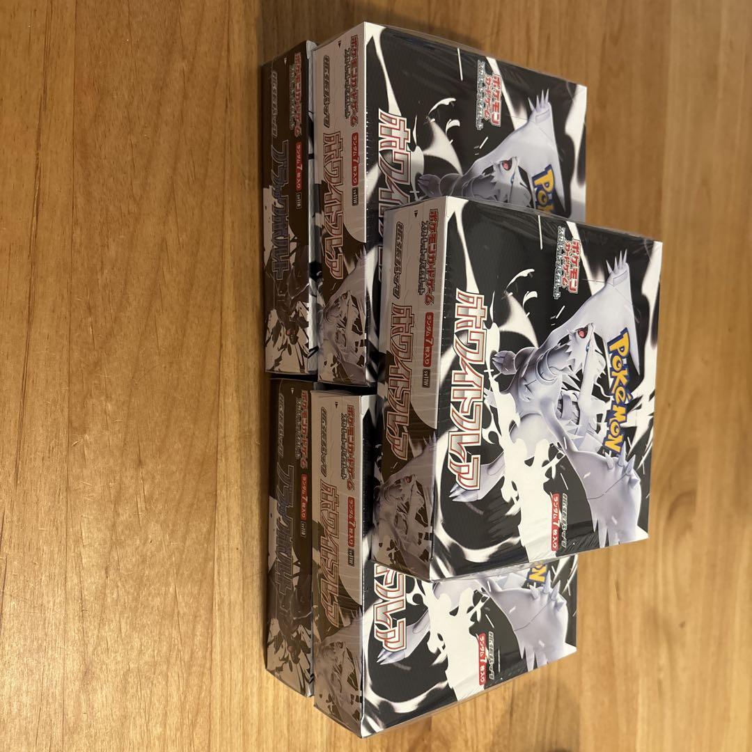 ブラックボルト2box ホワイトフレア3box シュリンク付き　計5box