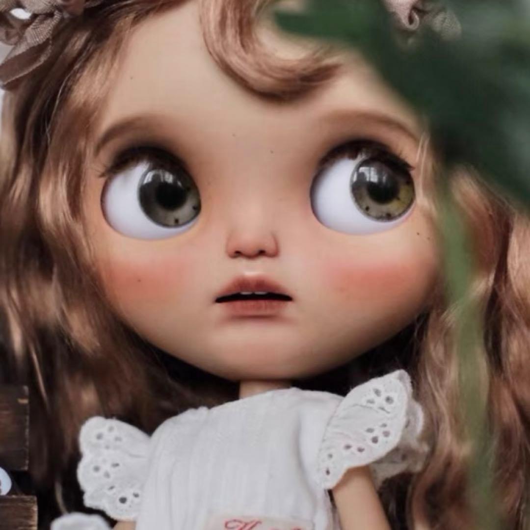 カスタムブライス 作家様 モカ 褐色 タン フルセット 美人さん