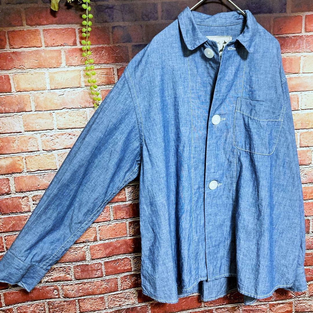 希少✨orslow ビームスボーイ別注 ビッグボタン コマーシャル