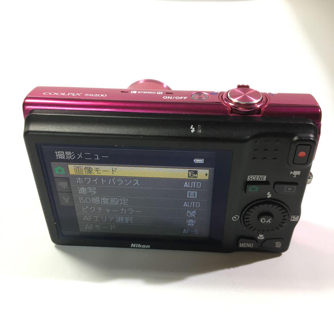 ニコン Nikon Coolpix S6200 ピンク Nikkor