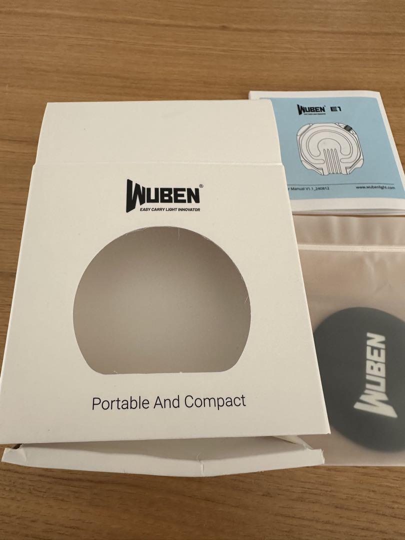 WUBEN E1 ポータブルライト 収納ケース付き
