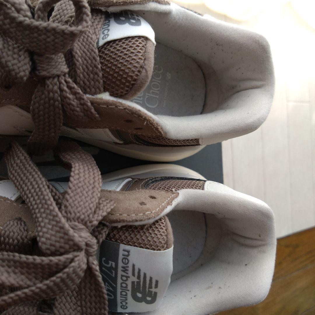 New Balance 57/40 スニーカー ブラウン 23.5