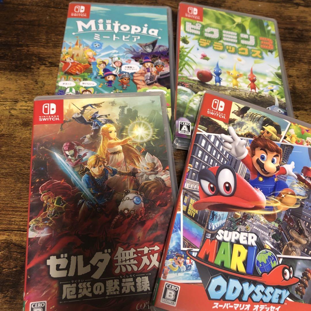 最終値下げ 
 Switch カセット 4作セット 家庭用ゲームソフト