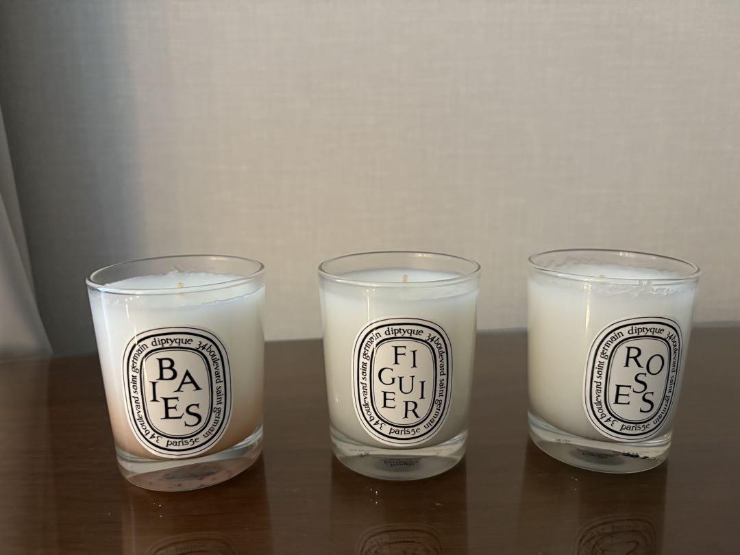 【未使用】Diptyque クラシックアロマキャンドル 3個セット