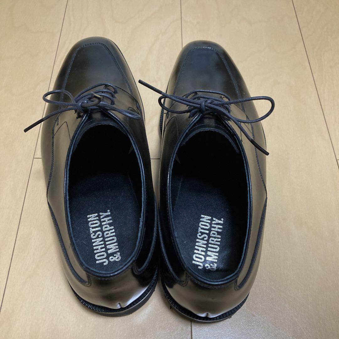 【新品】JOHNSTON & MURPHY ブラック ビジネスシューズ