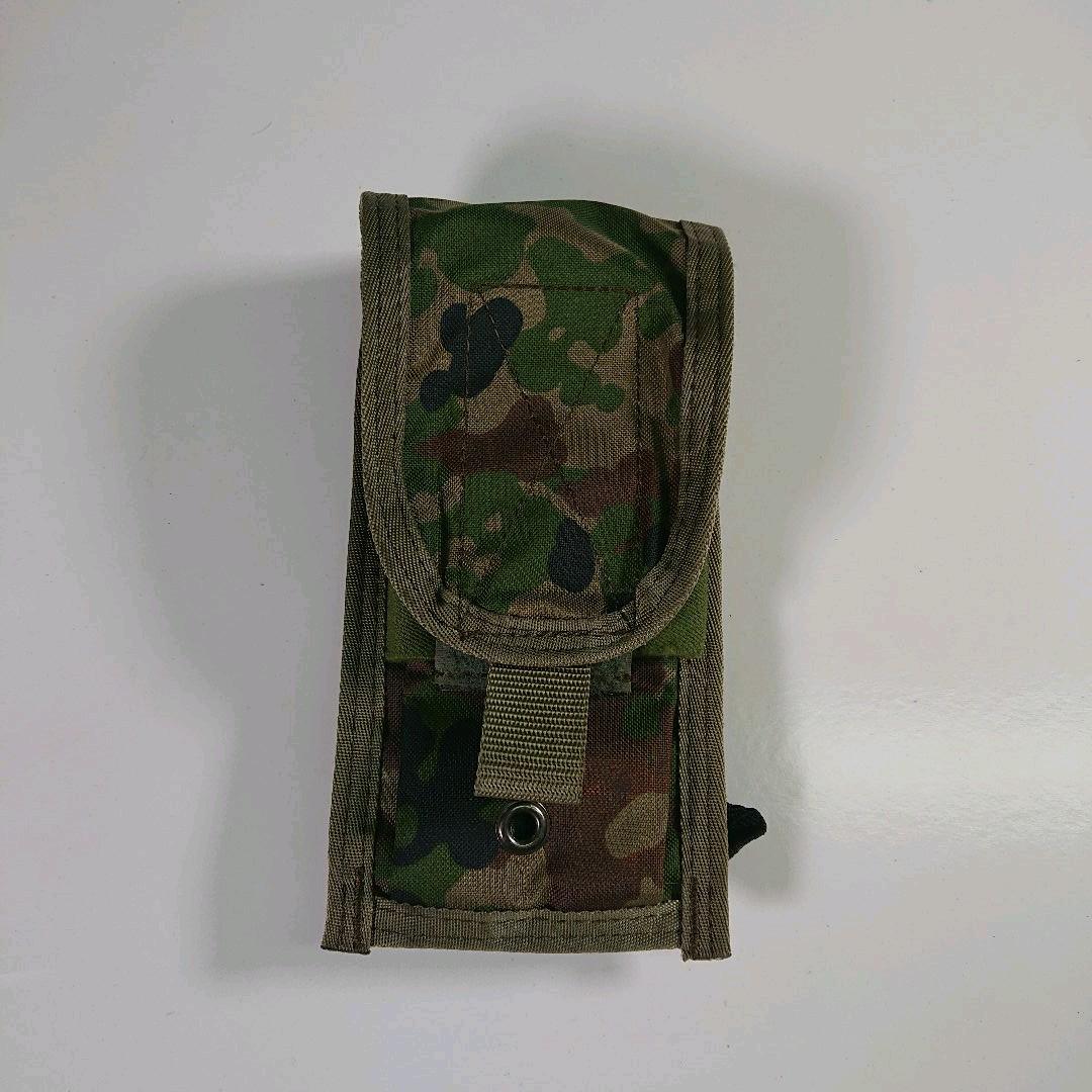 3　 特殊作戦部隊 陸自迷彩ＲＡＶ 専用ライフル Ｍ4マガジンポーチ MAXTACS 陸上自衛隊. オープントップ W3連マガジンポーチ[陸自迷彩