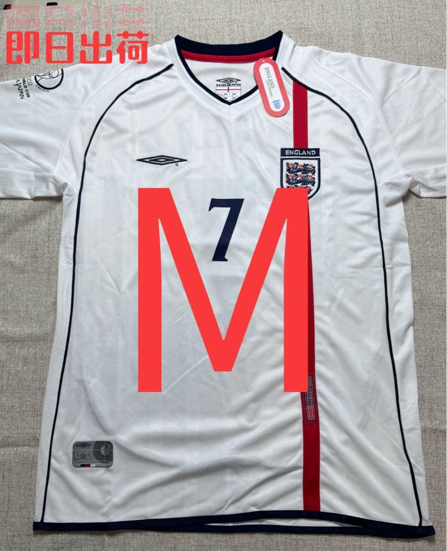 02日韓W杯イングランド代表 7番BECKHAM ユニフォーム -14