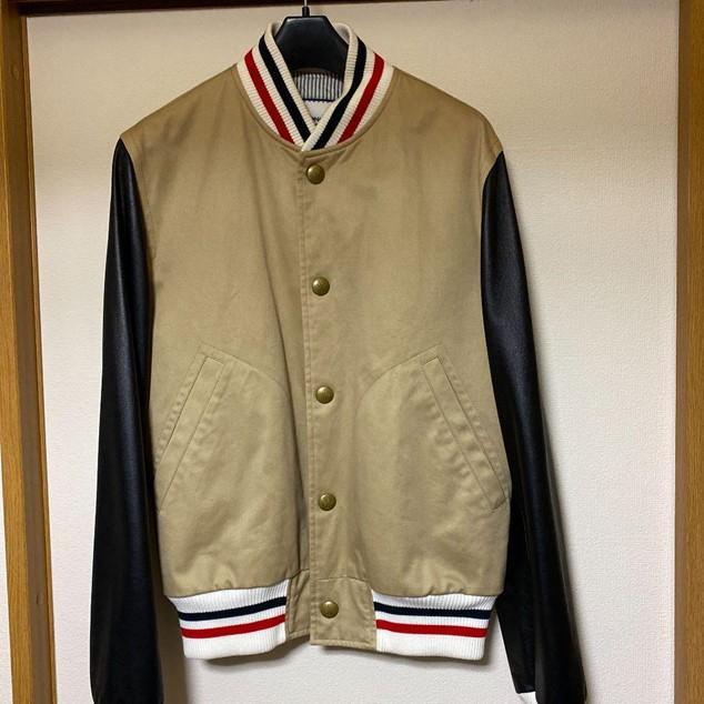 定価35万円 国内正規品 モンクレールガムブルー レザー×ダウン 2
