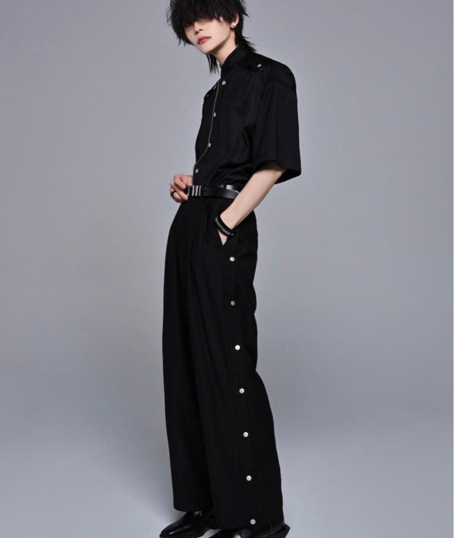 71%以上節約ADRER フルスナップサイドラインデフォーメーションパンツ