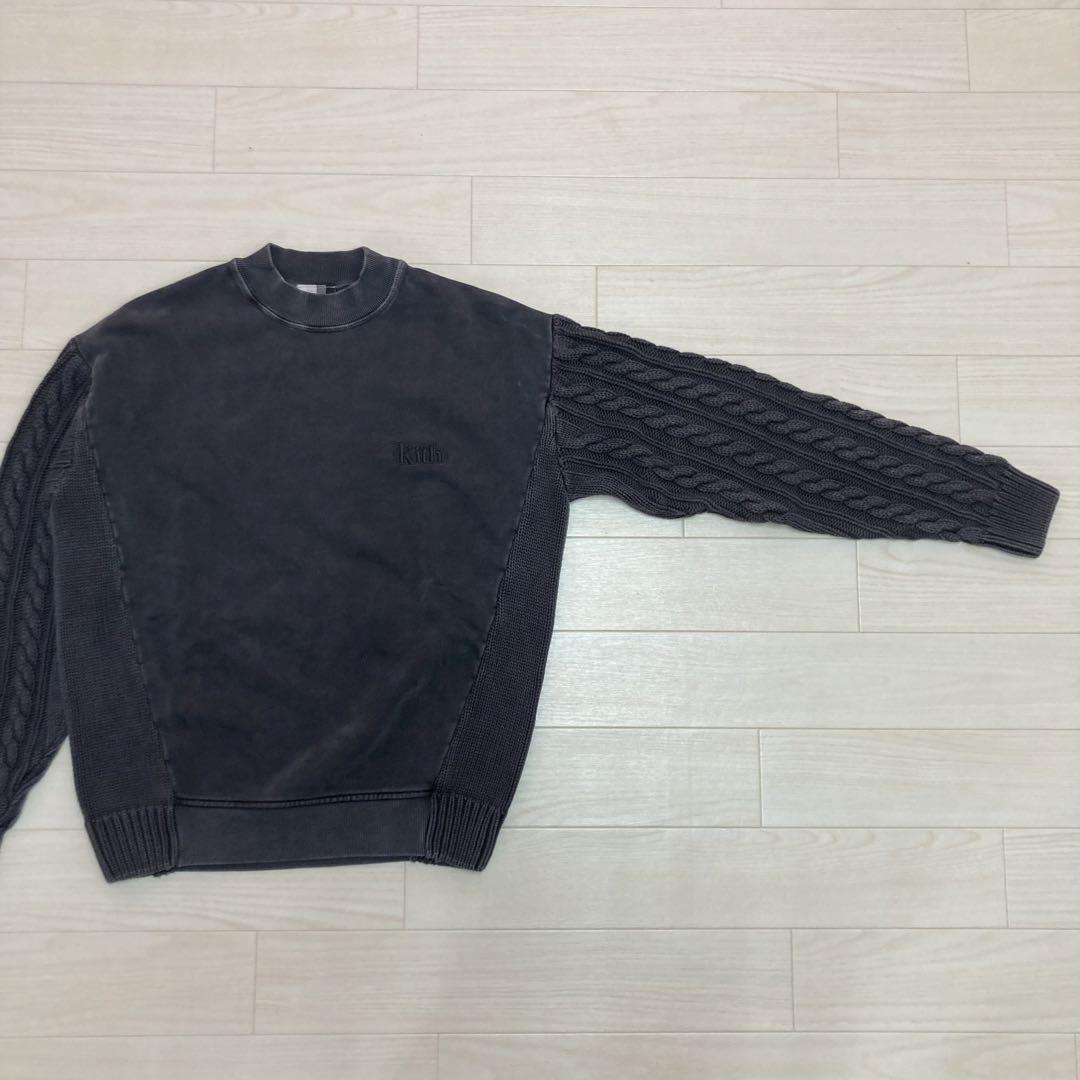 KITH キス　Combo Knit Mock neck