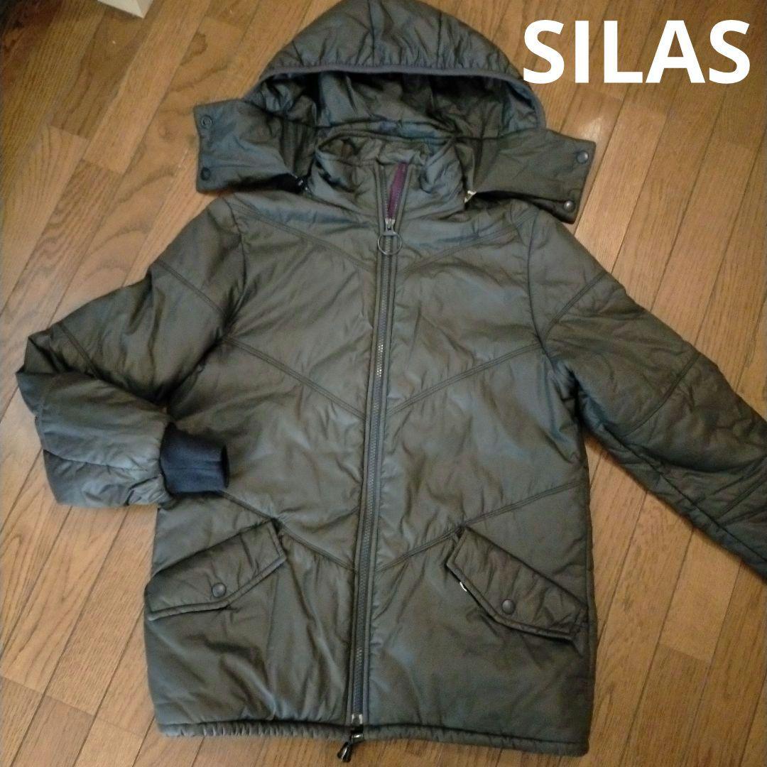 SILAS 90s フード付きナイロン ジャケット 中綿入り