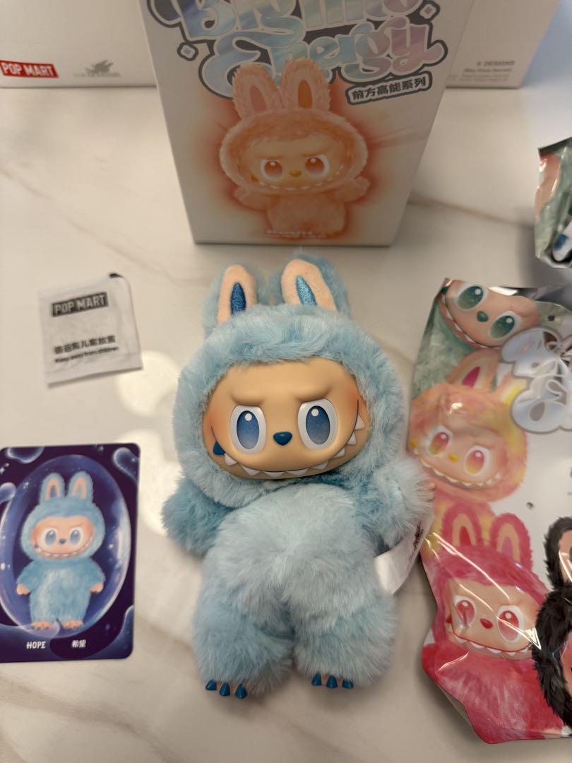 【正規品】 Labubu ラブブ BigintoEnergy 青HOPE