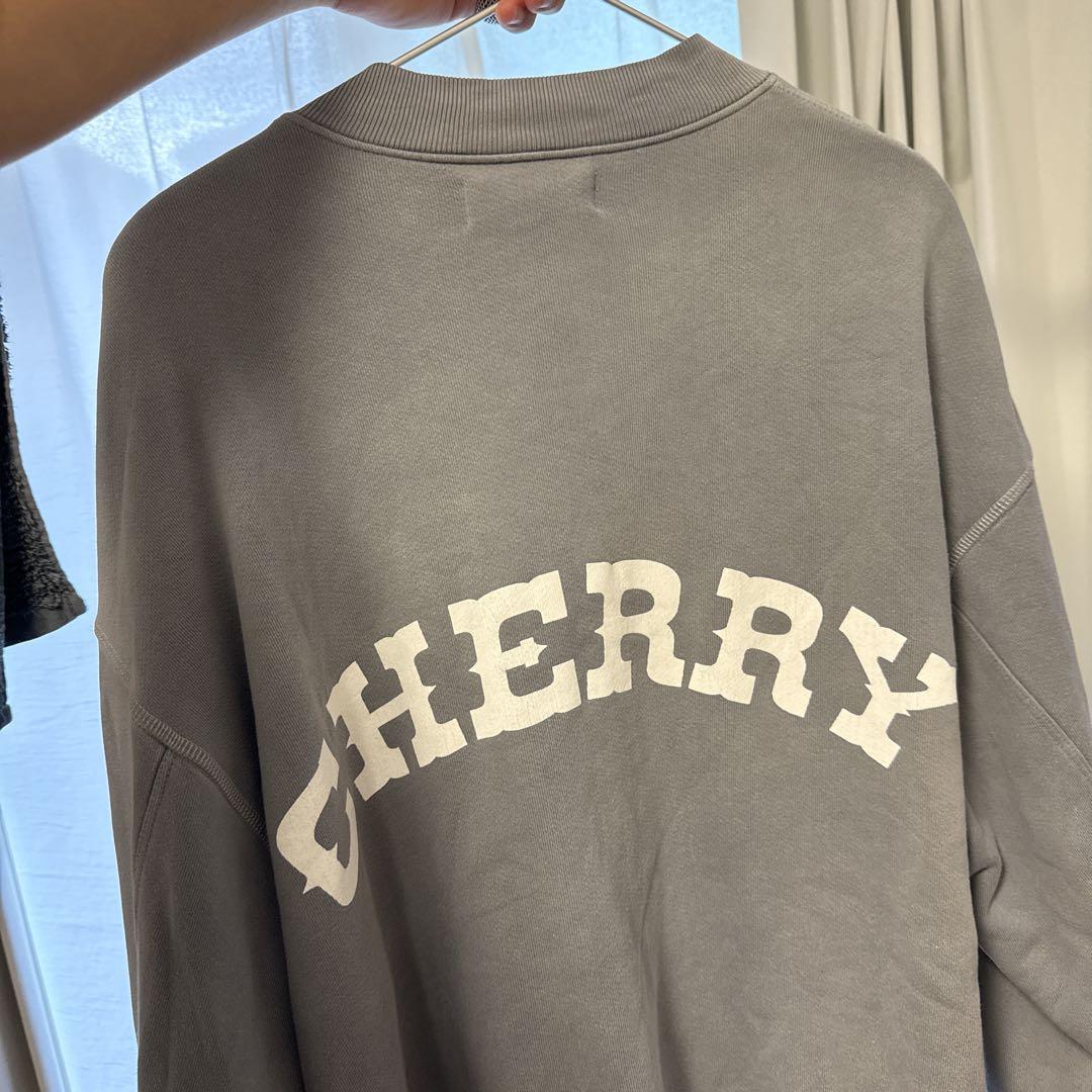 大型セールや時期 CHERRY スモーク) ジップクルー LA(パッチワーク ジャケット・アウター