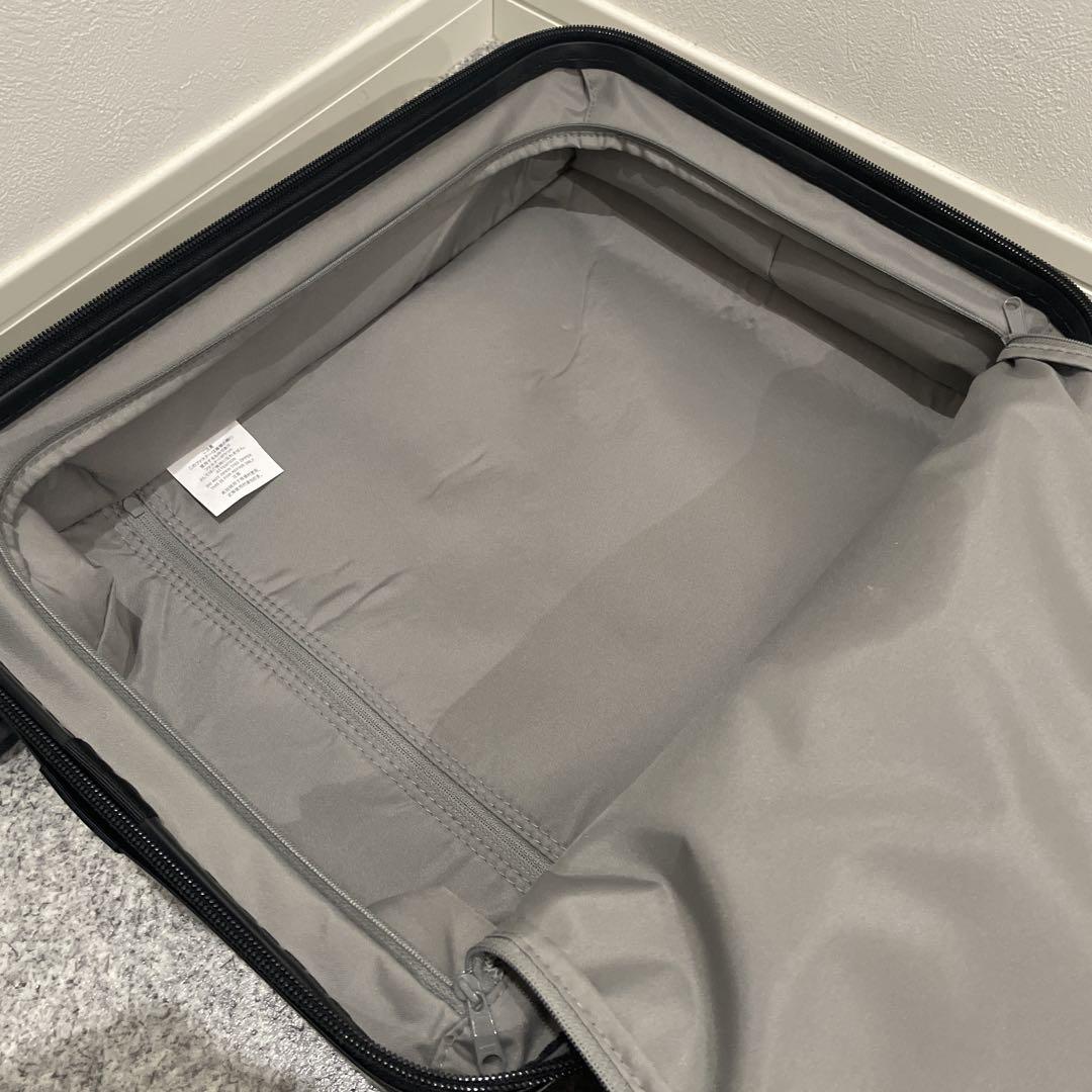 無印良品 バーを自由に調節できる ハードキャリーケース 20L ベージュ