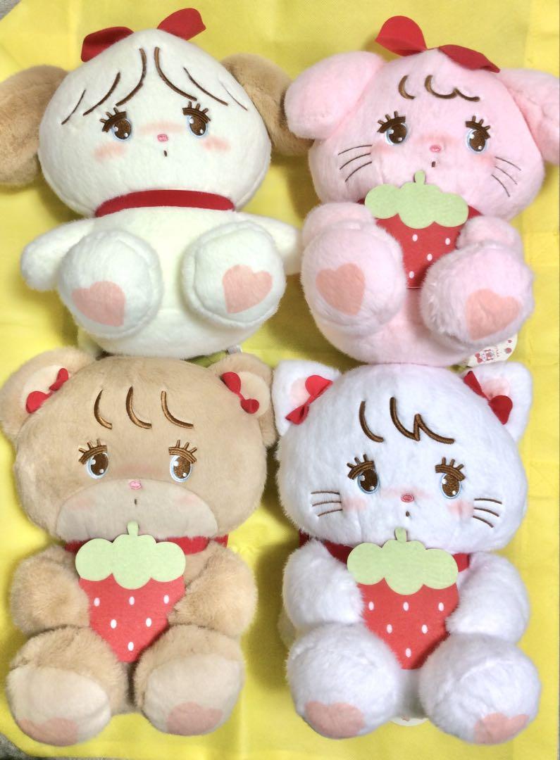 mikko いちごBIGぬいぐるみ マスコットぬいぐるみ コンプリート