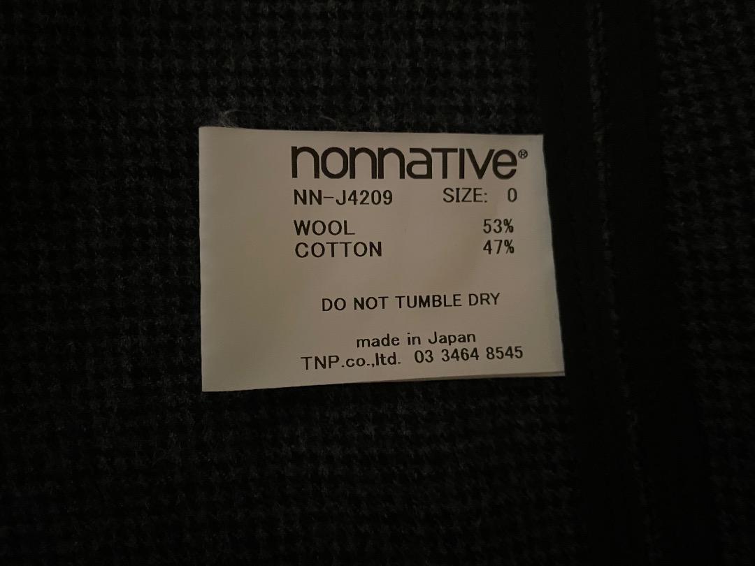 22aw美品！nonnative soldier jacket セットアップ 0