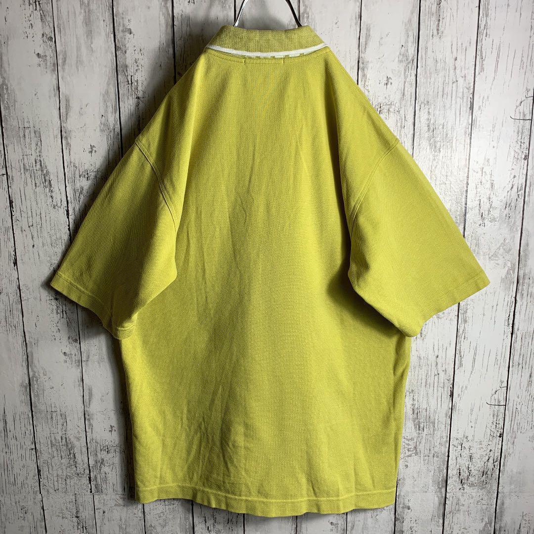 【ヴィンテージ】ケンゾーゴルフ 古着 90s メンズ ポロシャツ L ★刺繍ロゴ