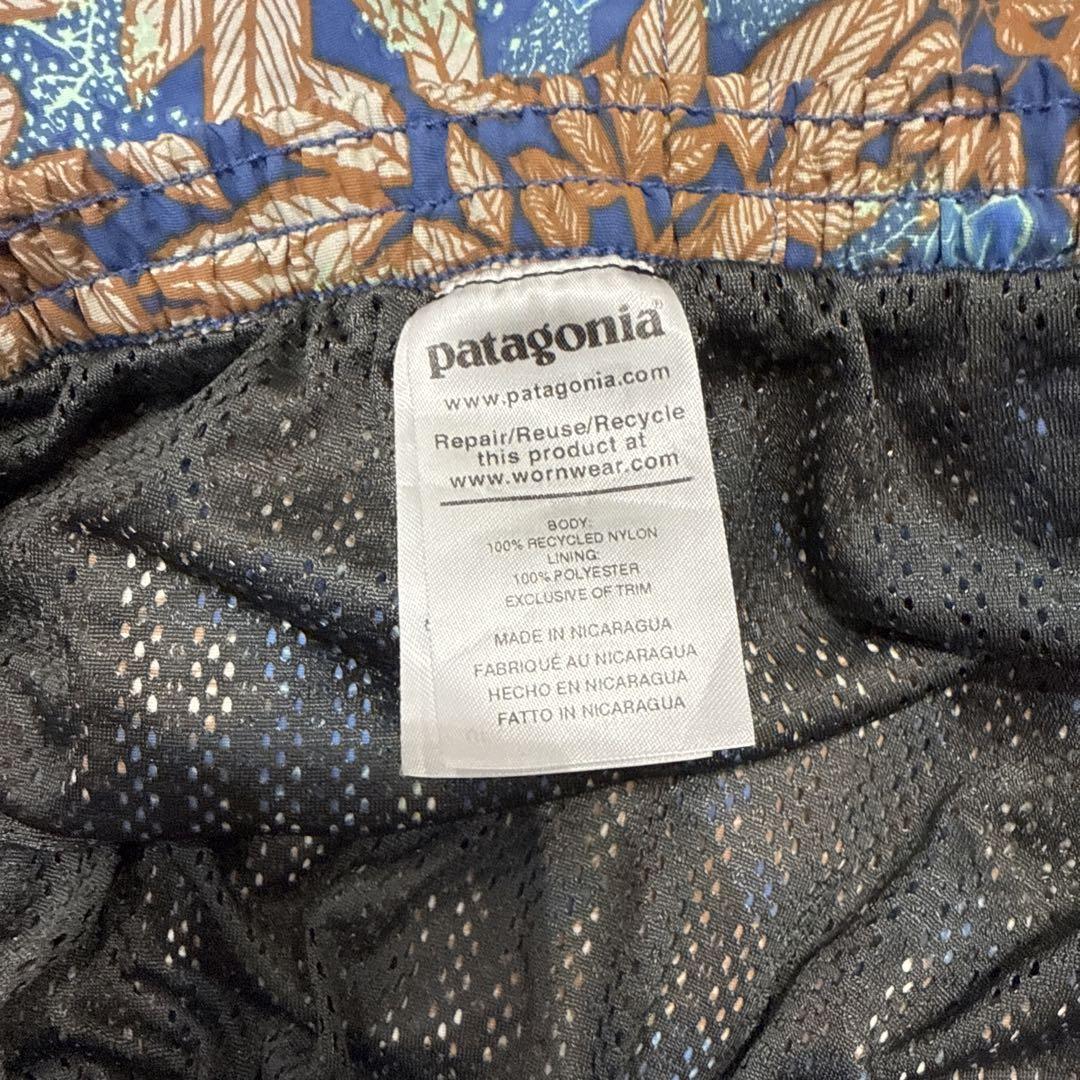 史上一番安い patagonia 20年製 バギーズショーツ 5inch 総柄 ボタニカル 花 パンツ