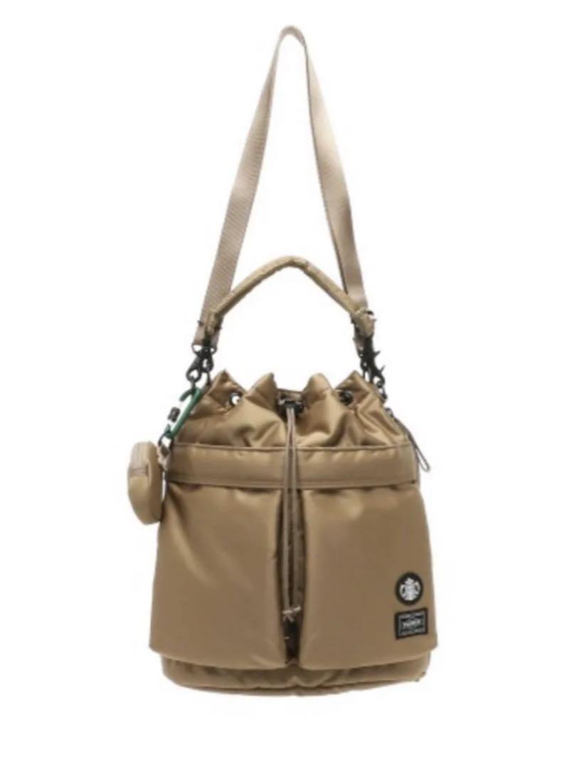PORTER コーヒービーンシェイプ 2WAY ツールバッグ ラテベージュ