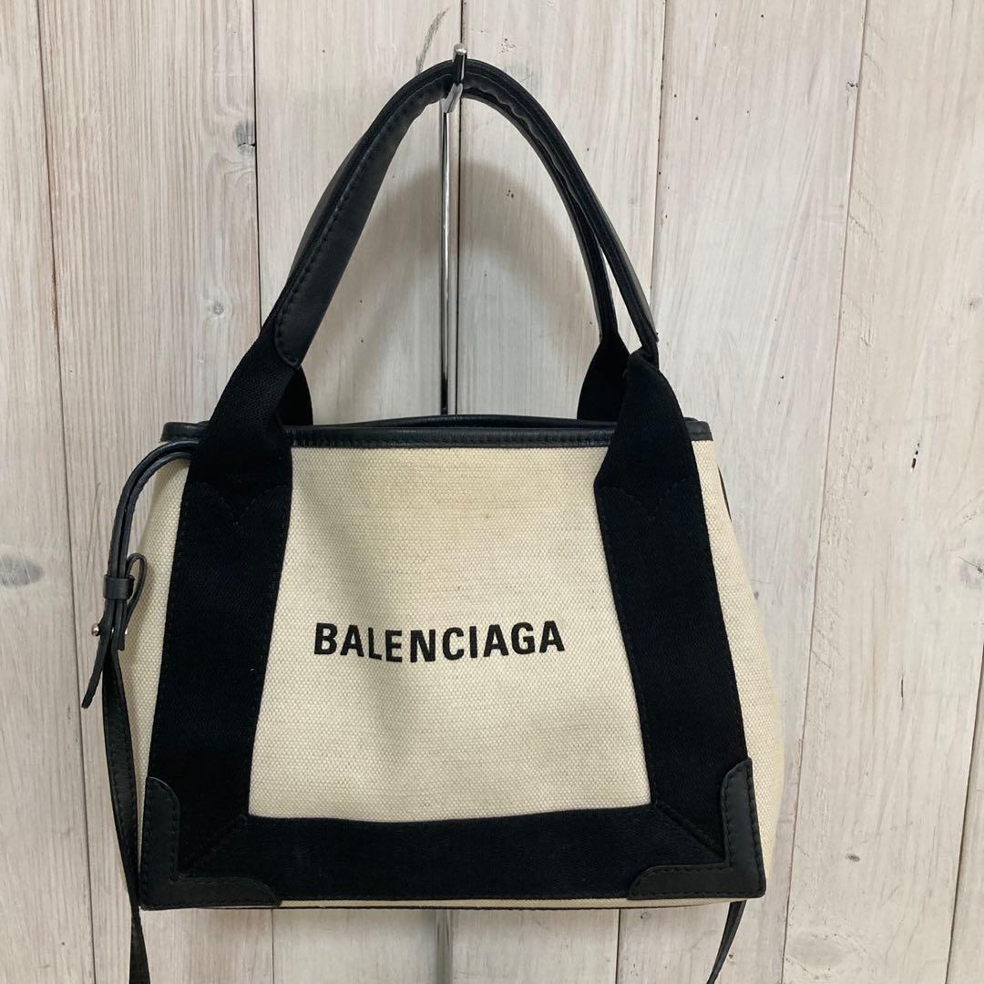 BALENCIAGA バレンシアガ ショルダーバッグ 2way ネイビーカバス