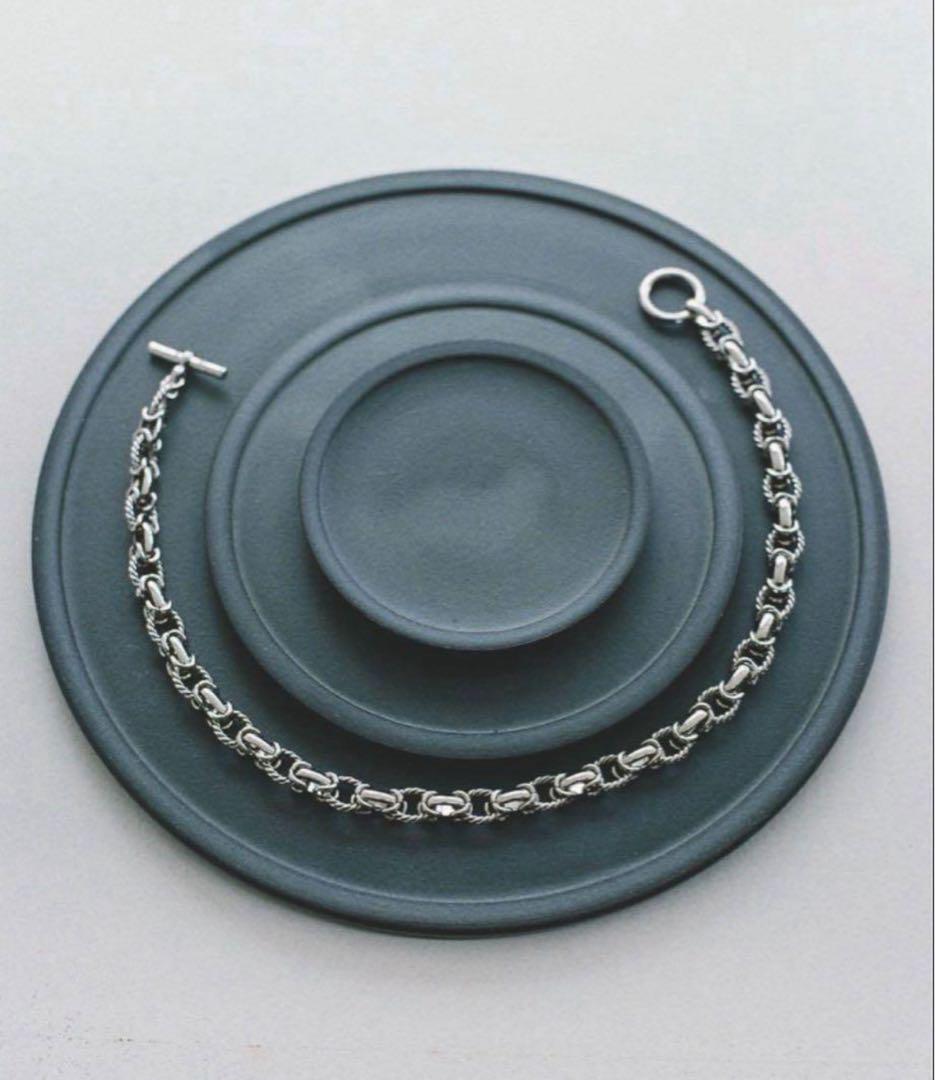 【完売品】WYM ANCHOR TWIST SHORT NECKLACE WYM LIDNM（ウィム バイ リドム）の「CROSS LINK SHORT NECKLACE