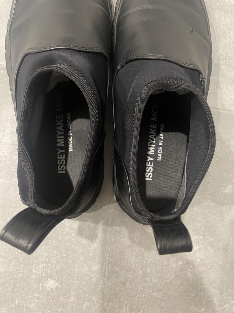 希少 issey miyake men スニーカー レザー 画像3