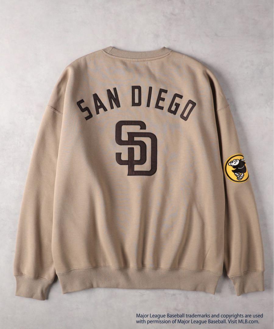パドレス スウェット トレーナー　MLB公式　裏起毛　Ｌサイズ