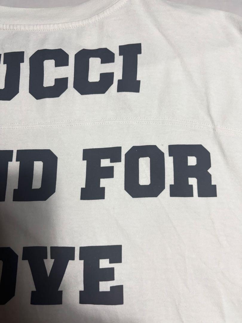 美品 GUCCI グッチ ナンバリングプリント 半袖Tシャツ ホワイト Sサイズ 美品 GUCCI グッチ ナンバリングプリント 半袖Tシャツ ホワイト