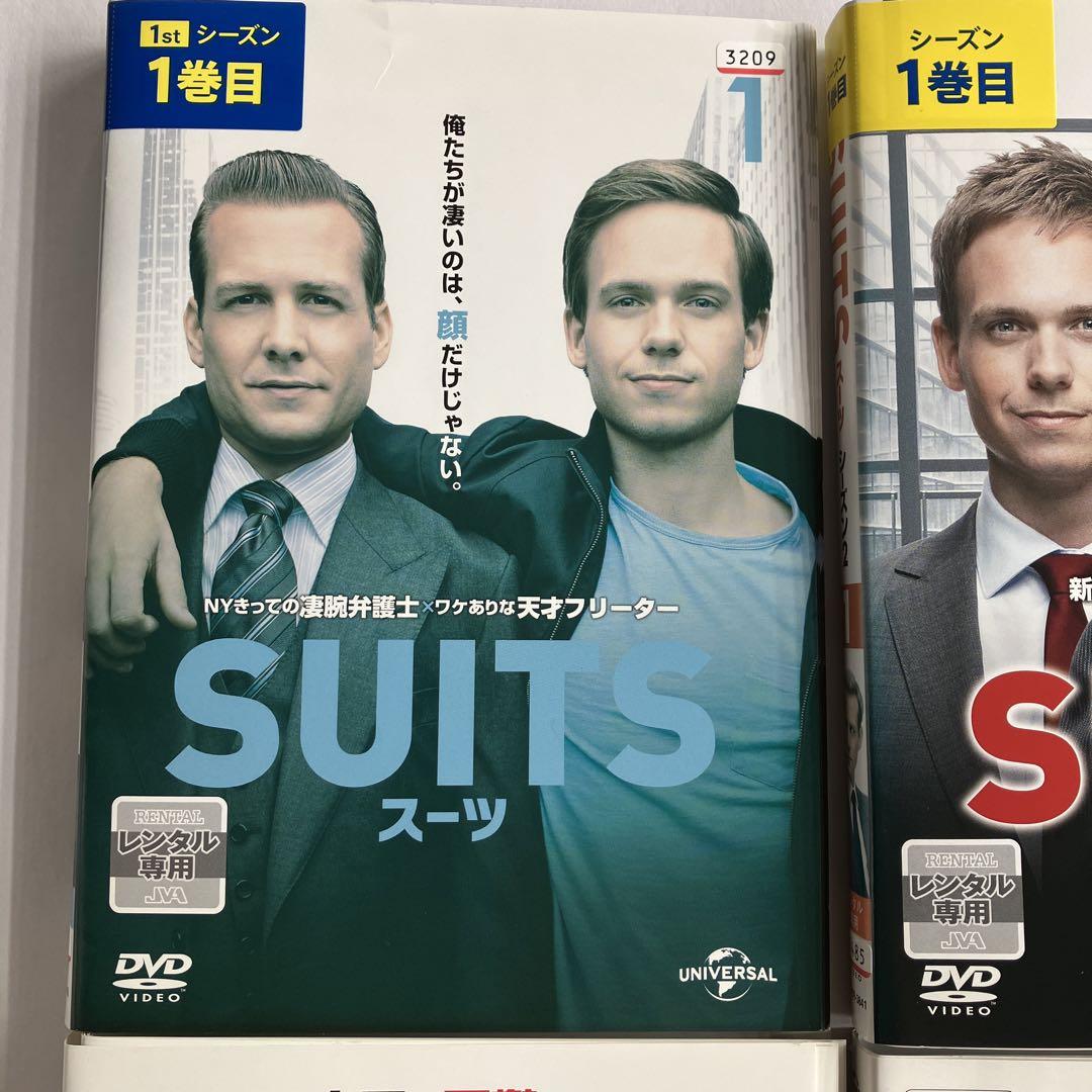 レンタル　SUITS スーツ　DVD シーズン1〜8全話セット