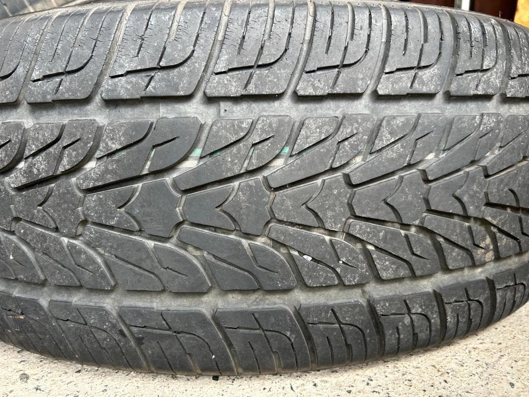 エスカレード純正22インチタイヤ付９J メッキ6穴139.7キャデラックやや傷や汚れあり