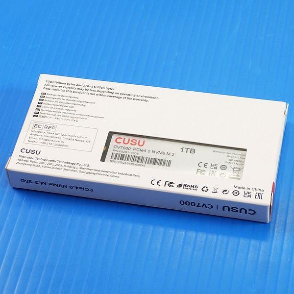 【SSD 1TB】CUSU CV7000 M.2 NVMe PCIe4.0 x4