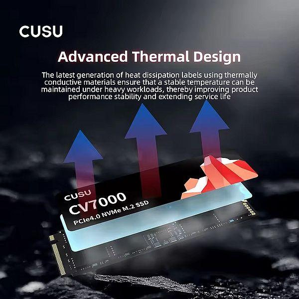 【SSD 1TB】CUSU CV7000 M.2 NVMe PCIe4.0 x4