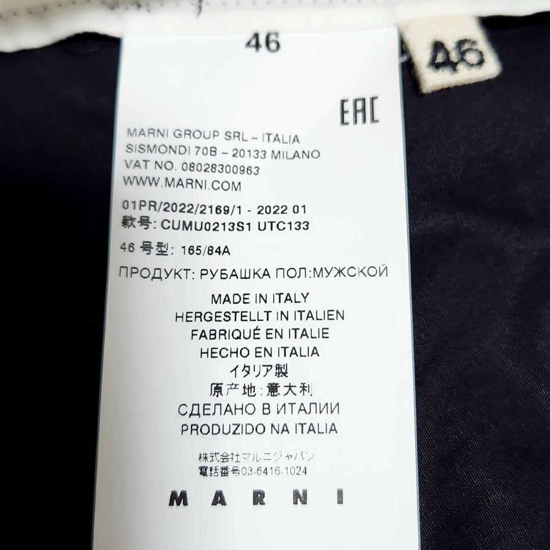 タグ付新品　MARNI コレクションライン ローズプリント 薔薇柄　半袖シャツ 新品タグ付き マルニ MARNIコレクションライン 薔薇柄 半袖