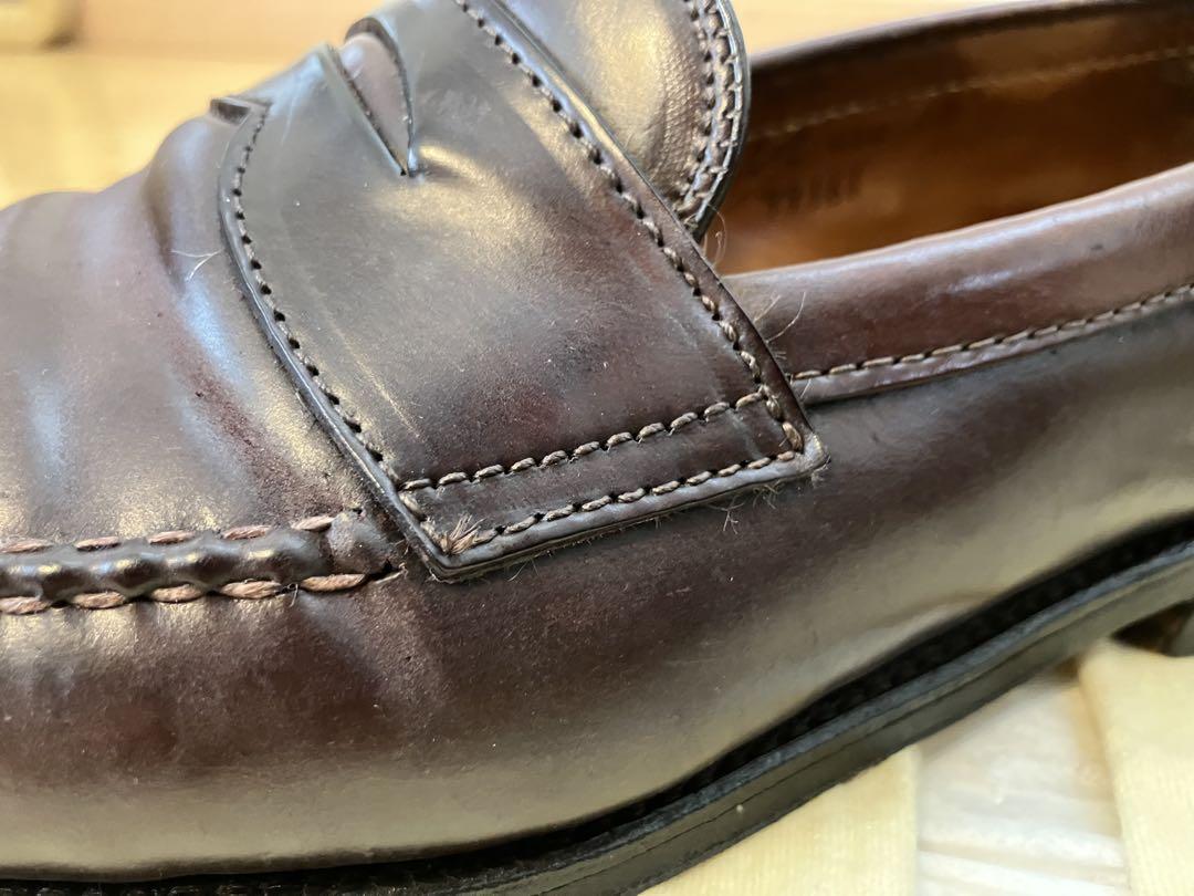 BEAMS別注 Alden 99161シェル コードバン コインローファー 8D