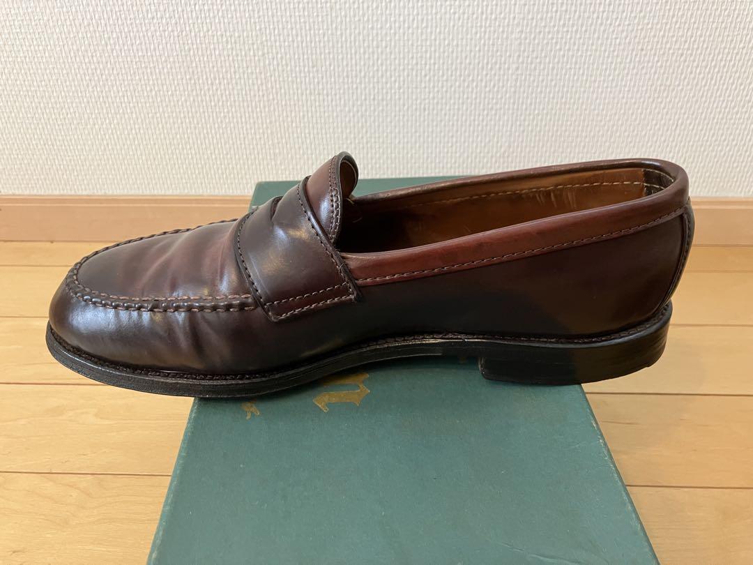 BEAMS別注 Alden 99161シェル コードバン コインローファー 8D