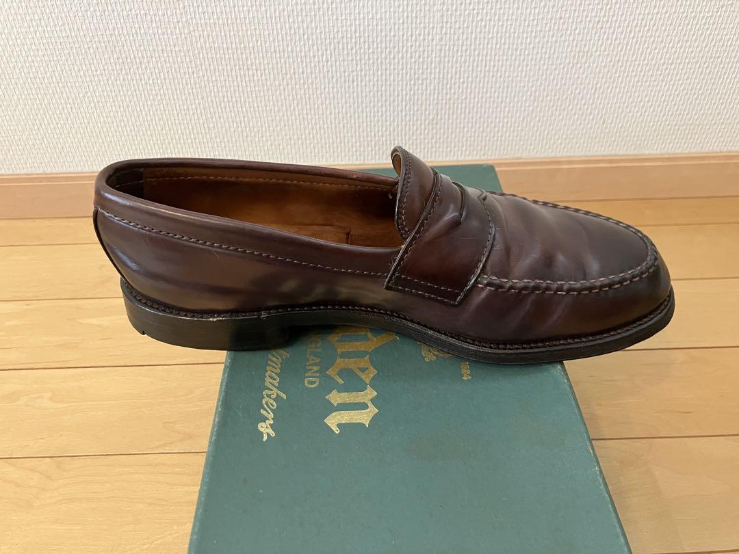 BEAMS別注 Alden 99161シェル コードバン コインローファー 8D
