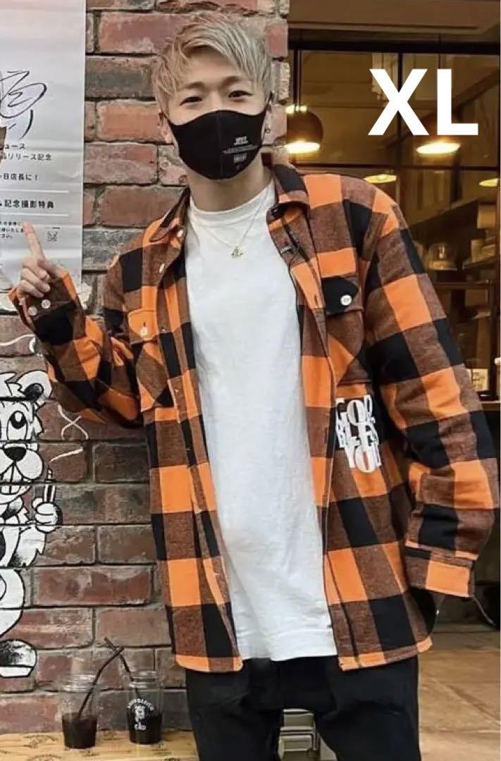GOD BLESS YOU シャツ 橙 XL EXAMPLE MFC STORE