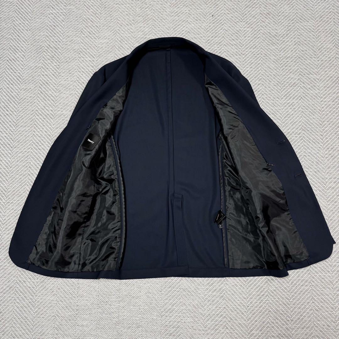 美品 セオリー 現行 PRECISION PONTE ジャケット ネイビー