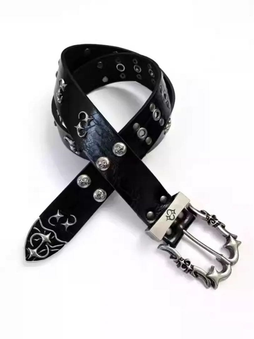 ⚠️最安値⚠️LE LOSANGE │ RIVET LEATHER BELT