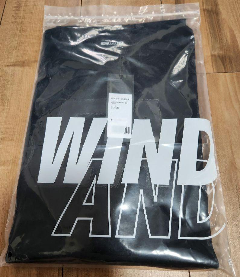 WIND AND SEA SEA S/S HORIE TEE BLACK L トップス