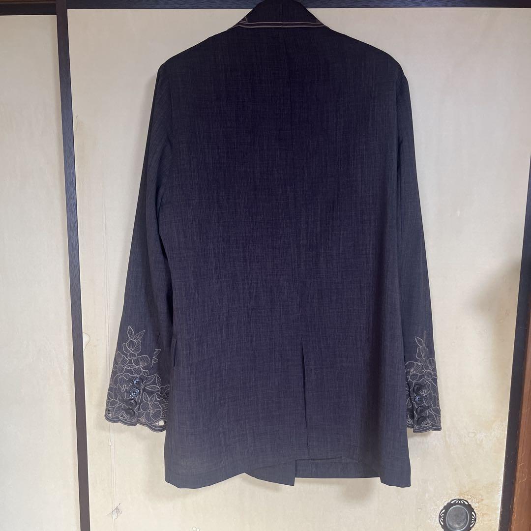 ジャケット・アウター MEDI LACE EMBROIDERY COLLAR JACKET